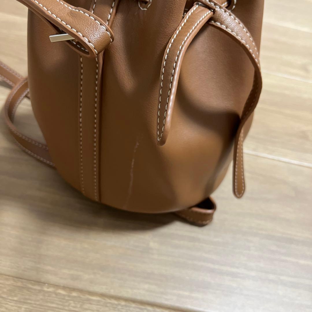 VASIC club mini ショルダーバッグ ブラウン 巾着型 - メルカリ