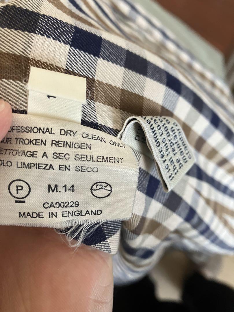 値下げ　アクアスキュータム　Aquascutum トレンチコート