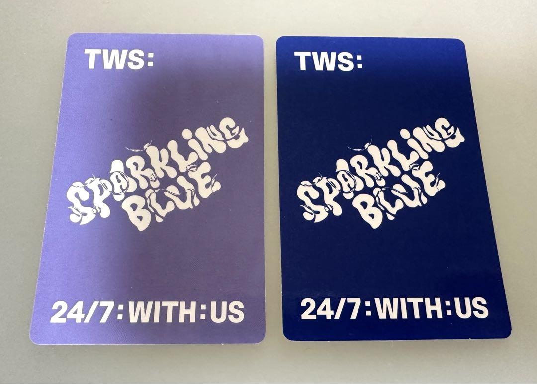 TWS ハンジン トレカ sparklingblue TWS ハンジン sparklingblue weverse japan トレカ - メルカリ