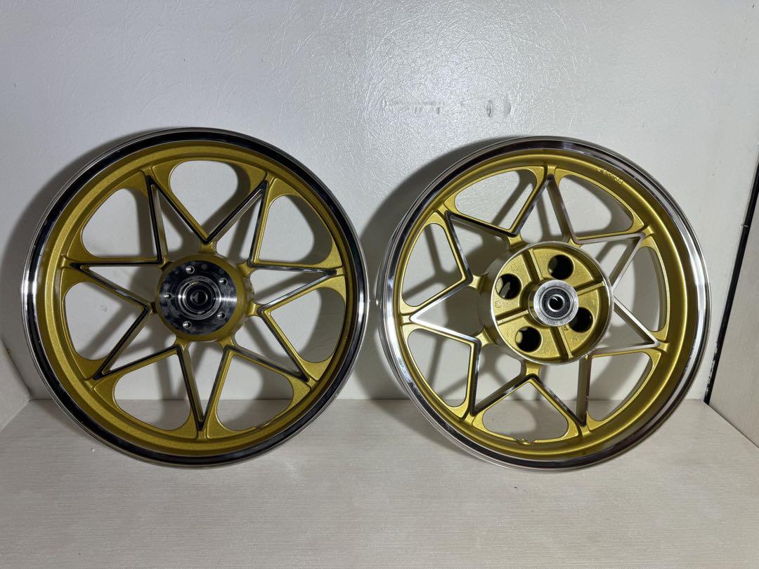 ゼファーX ホイール前後セット 金 Gold 外装 パーツ 新品未使用品★