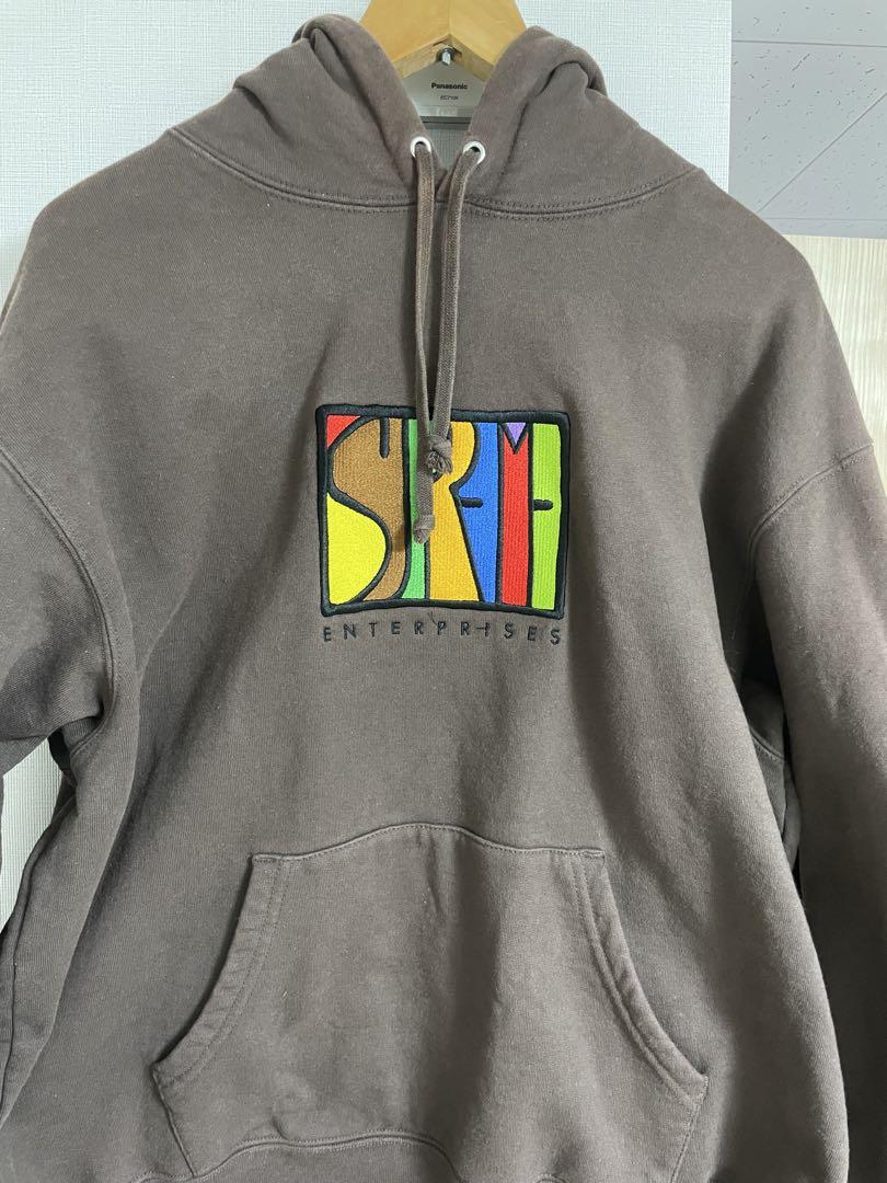 SRF Enterprises 刺繍ロゴ ブラウンパーカー