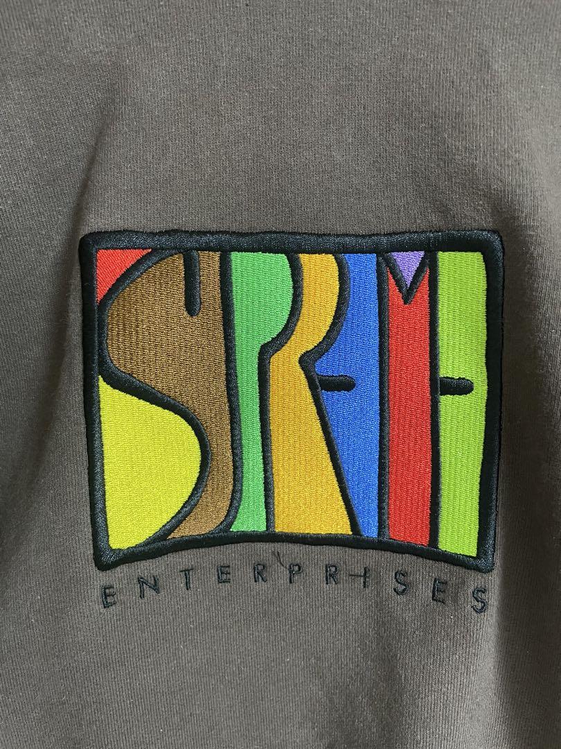 SRF Enterprises 刺繍ロゴ ブラウンパーカー