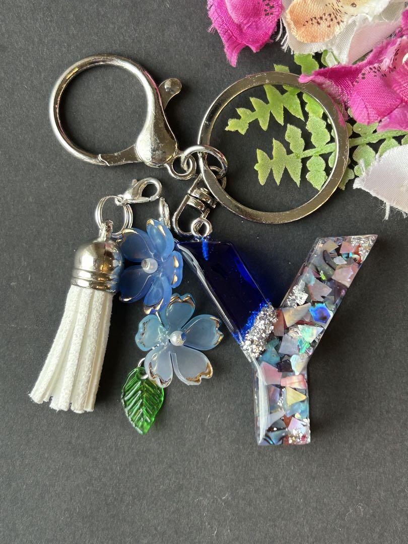 Yuna04 様 専用 イニシャルキーホルダー 4点 ハンドメイド