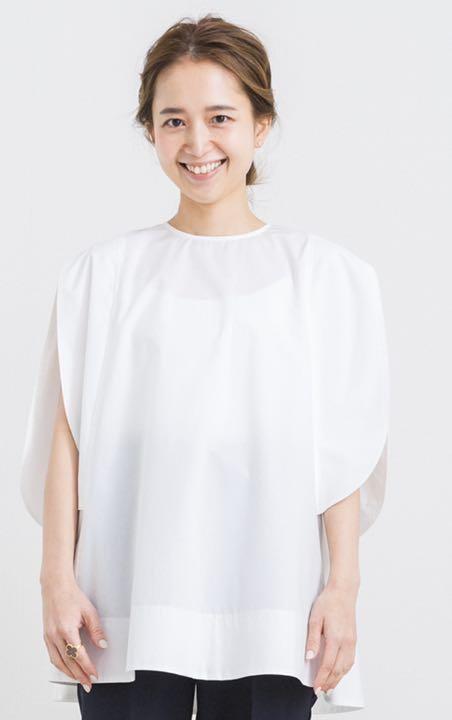 豪華 yori ルナスリーブブラウス ホワイト 36サイズ トップス