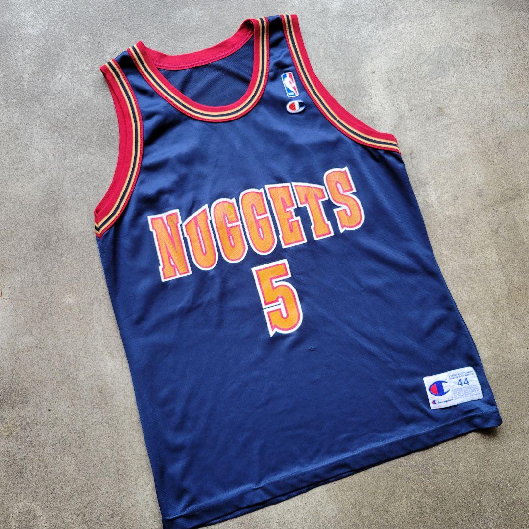 90sChampion USA製 NBA NUGGETSゲームシャツ
