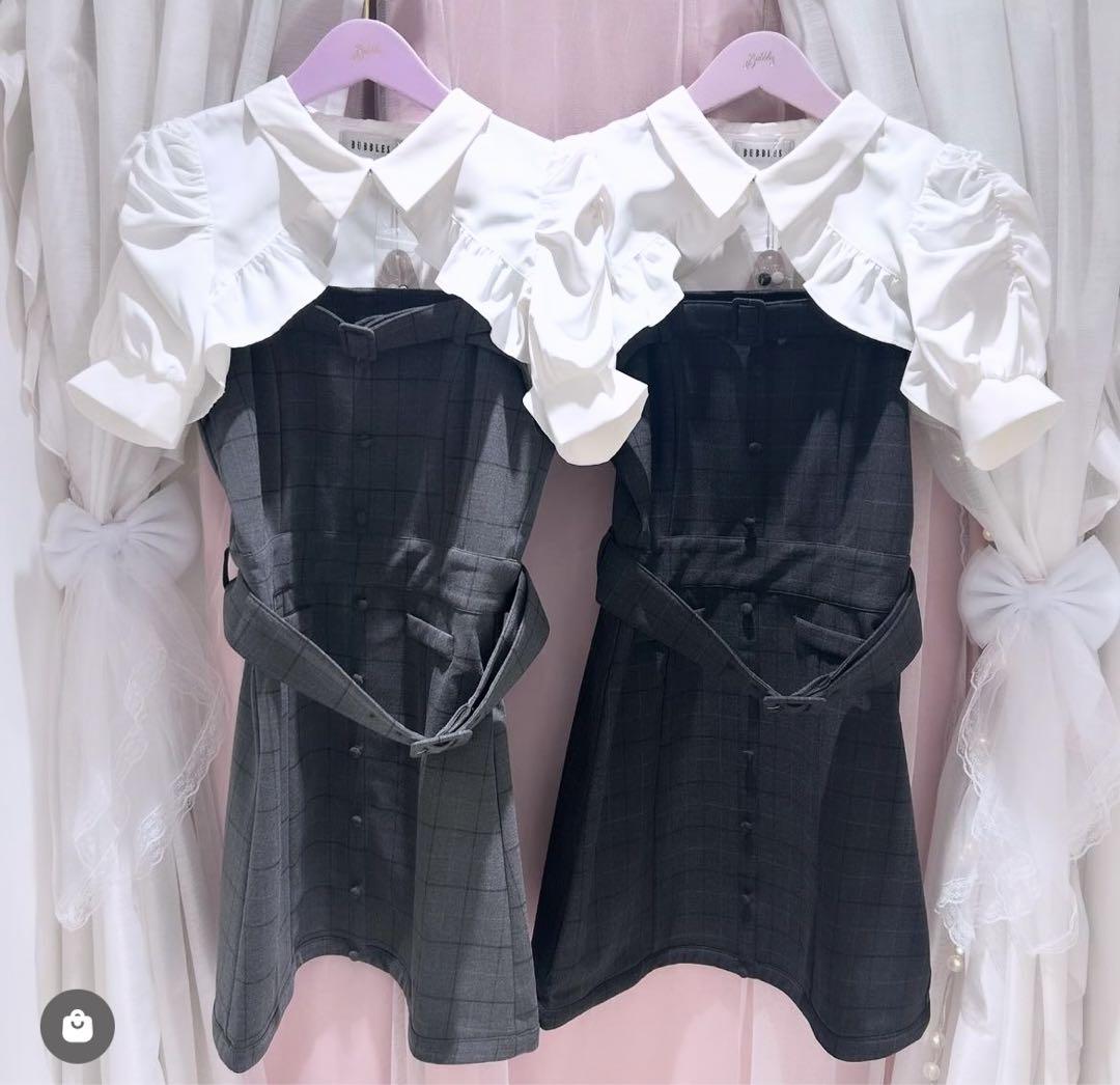 正規品販売！ BUBBLES ダブルベルトレイヤードワンピース ワンピース
