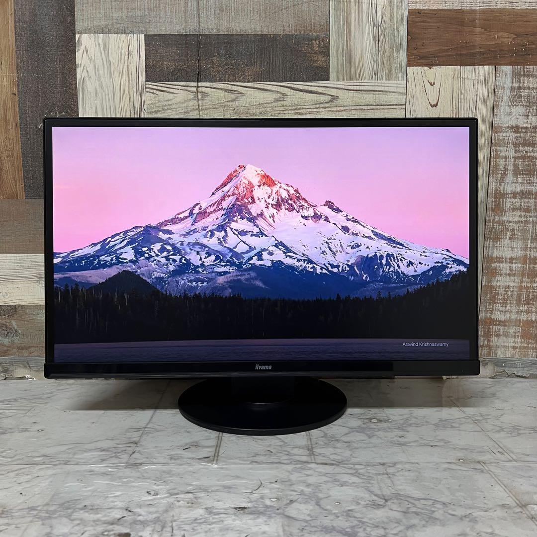 即日受渡❣️全国送料込iiyama23インチスピーカー内蔵液晶フルHDディスプレイ