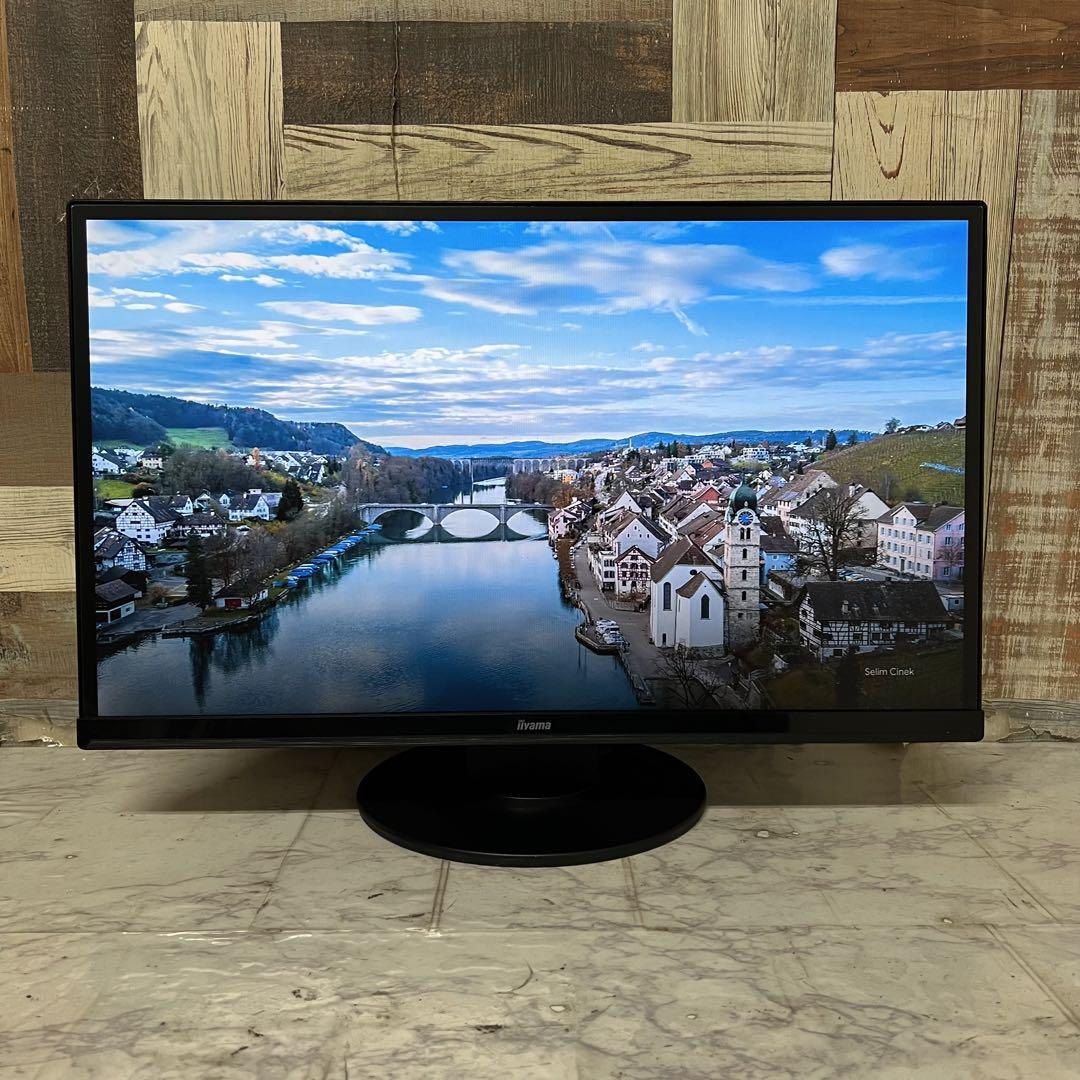 即日受渡❣️全国送料込iiyama23インチスピーカー内蔵液晶フルHDディスプレイ