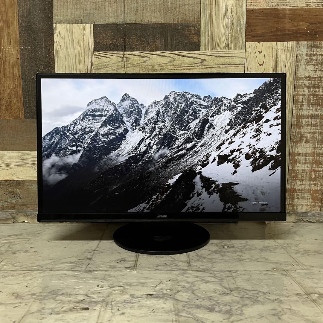 即日受渡❣️全国送料込iiyama23インチスピーカー内蔵液晶フルHDディスプレイ
