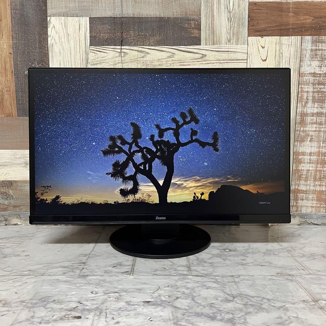 即日受渡❣️全国送料込iiyama23インチスピーカー内蔵液晶フルHDディスプレイ