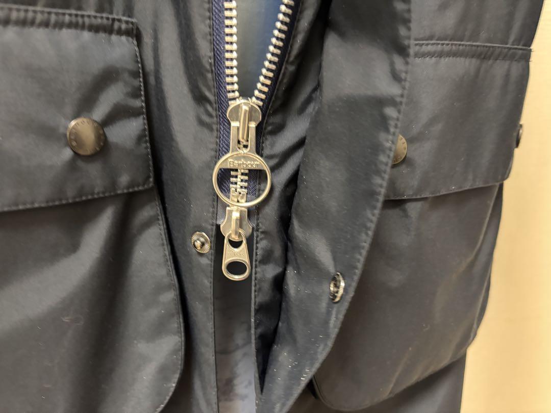 【値下げバブアー】　barbour ネイビー　M ボーダー