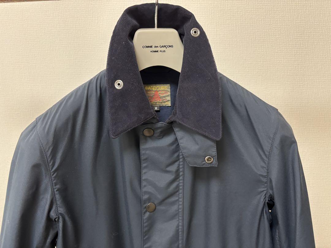 【値下げバブアー】　barbour ネイビー　M ボーダー