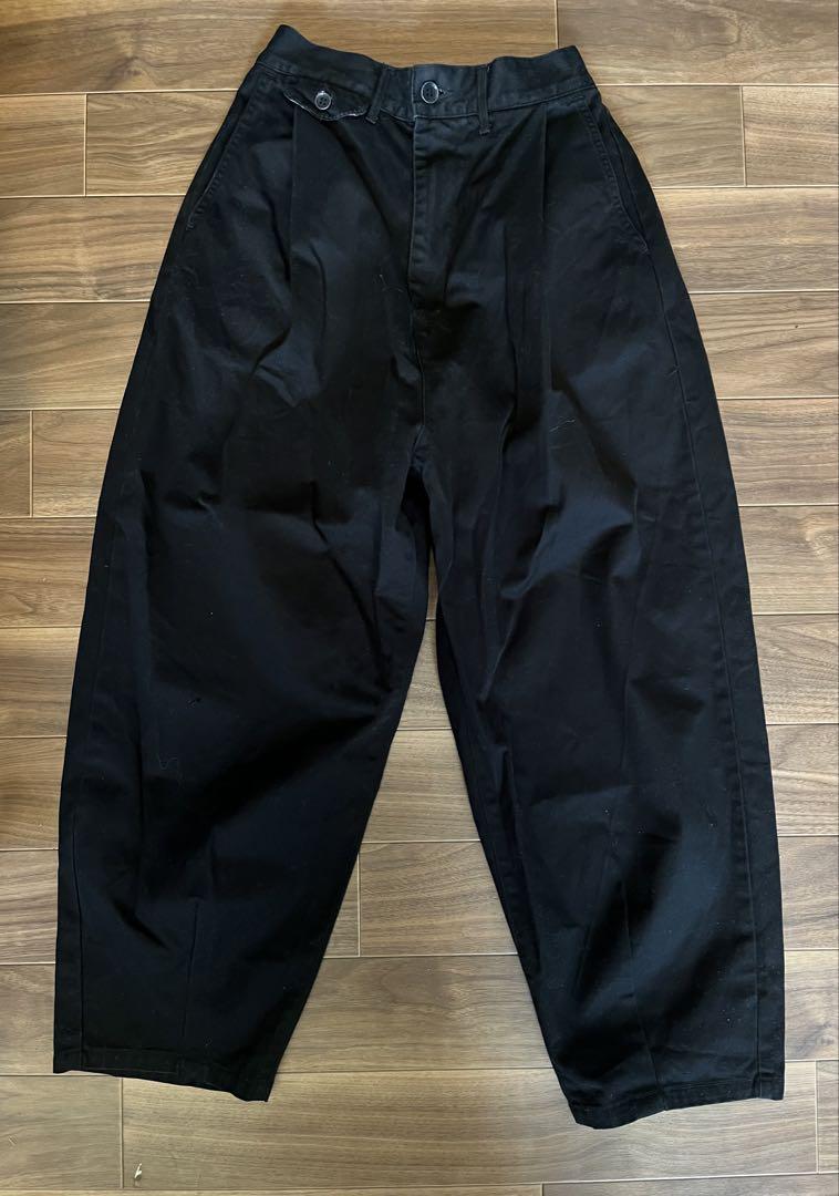 【今期商品】 Brocante/ブロカント 高密度ツイル アンプリッセトラウザー