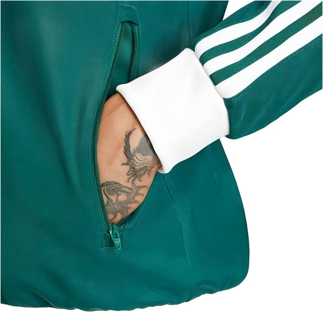 新品★adidas★緑3XL★ベッケンバウアートラックジャケット★ジャージ★男女 アディダス 緑 ベッケンバウアー トラックジャケット ゆるダボ