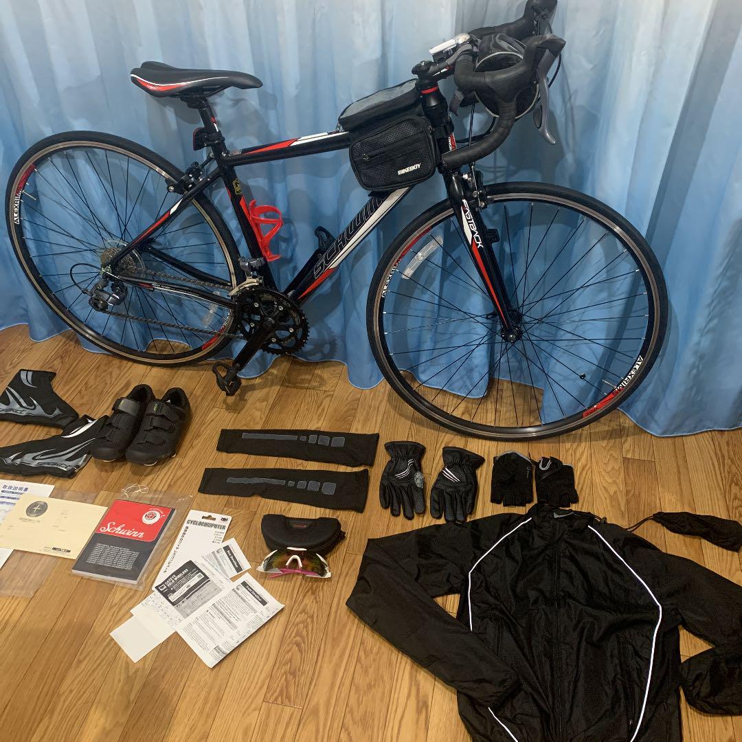 ロードバイク一式 TREK ALR300 スタンド、ウェア付 Fulcrum他