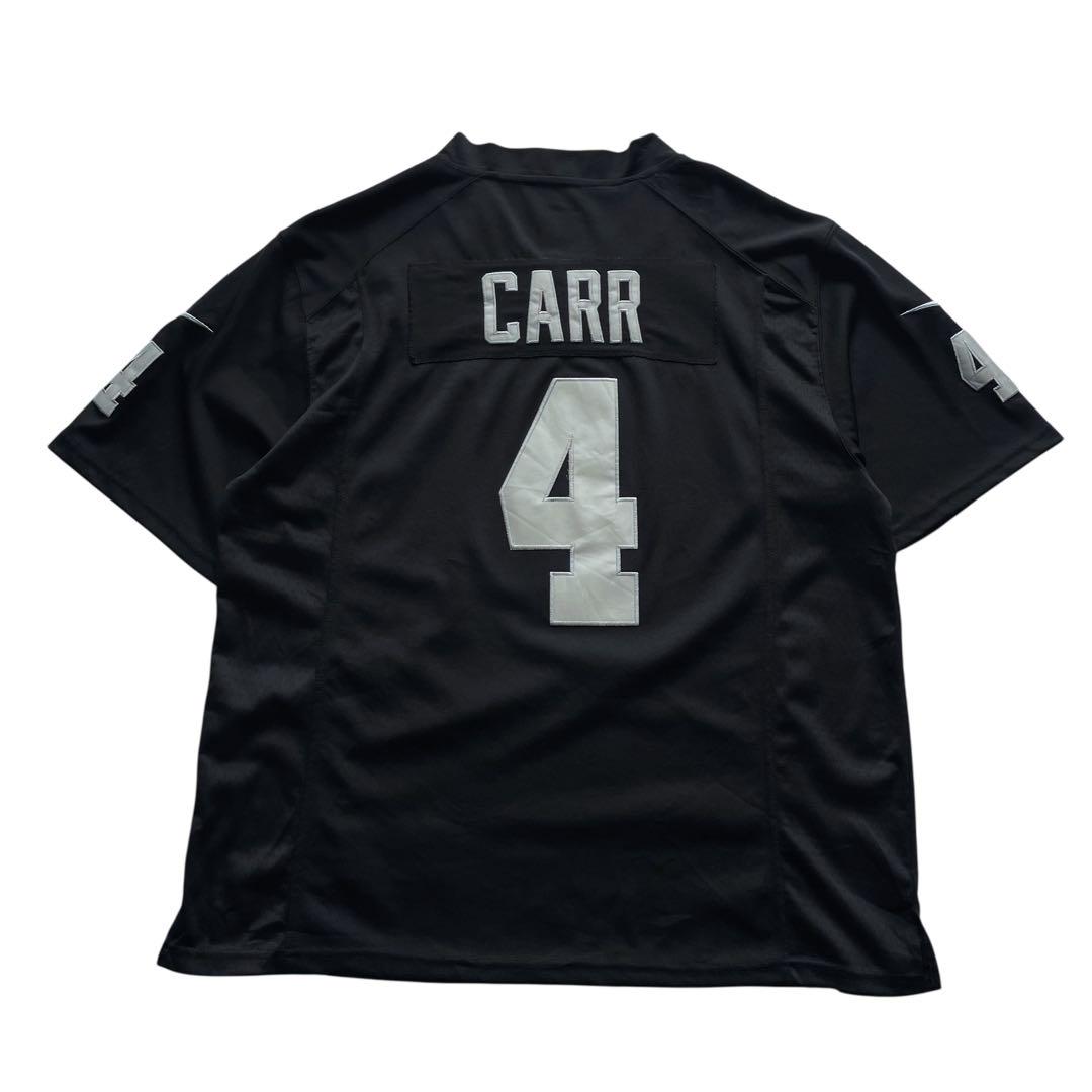 ナイキ NFL アメフト ゲームシャツ ユニフォーム CARR レイダース