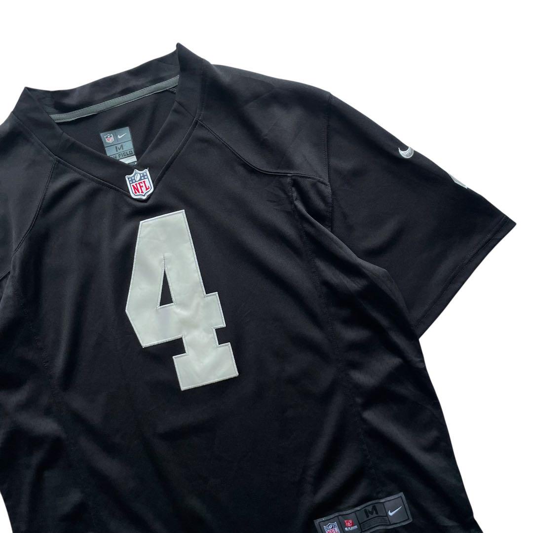 ナイキ NFL アメフト ゲームシャツ ユニフォーム CARR レイダース