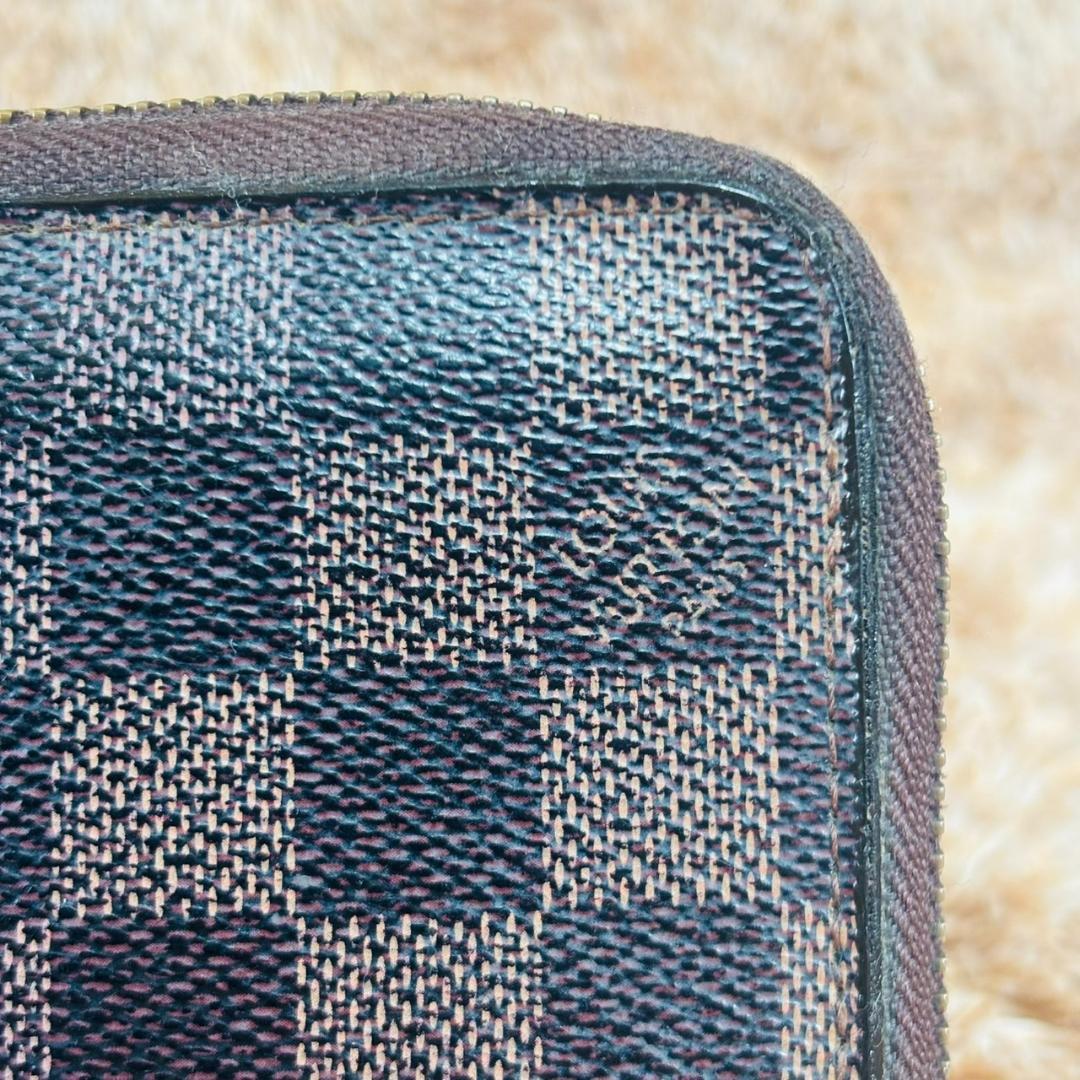 Louis Vuitton　ジッピーウォレット　ダミエ　長財布　ファスナー