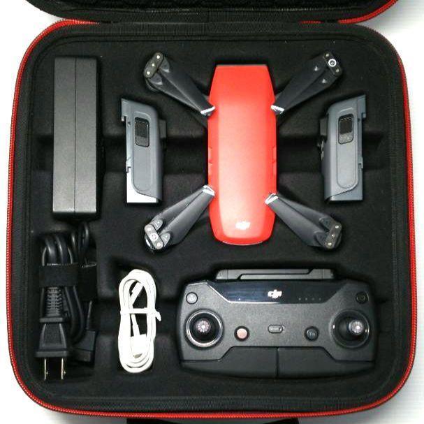 ドローン DJI Spark フルセット（赤） - メルカリ