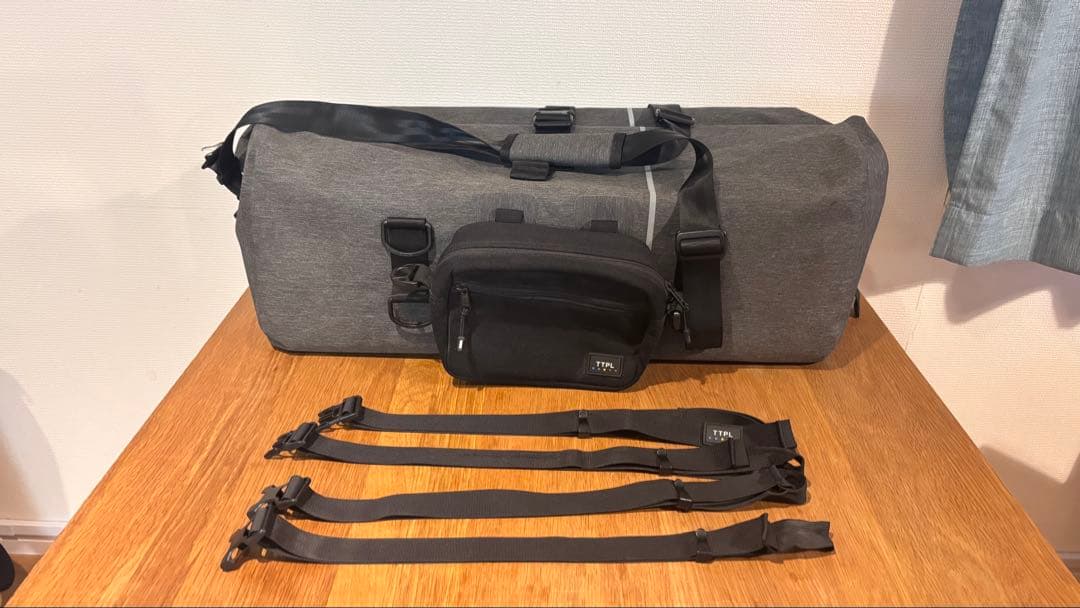 TTPL touring65 防水ツーリングバッグやや傷や汚れあり
