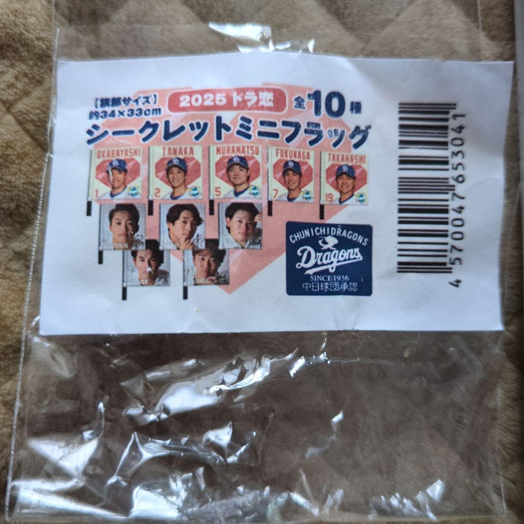 シークレットミニフラッグ ドラゴンズ 髙橋宏斗 - メルカリ