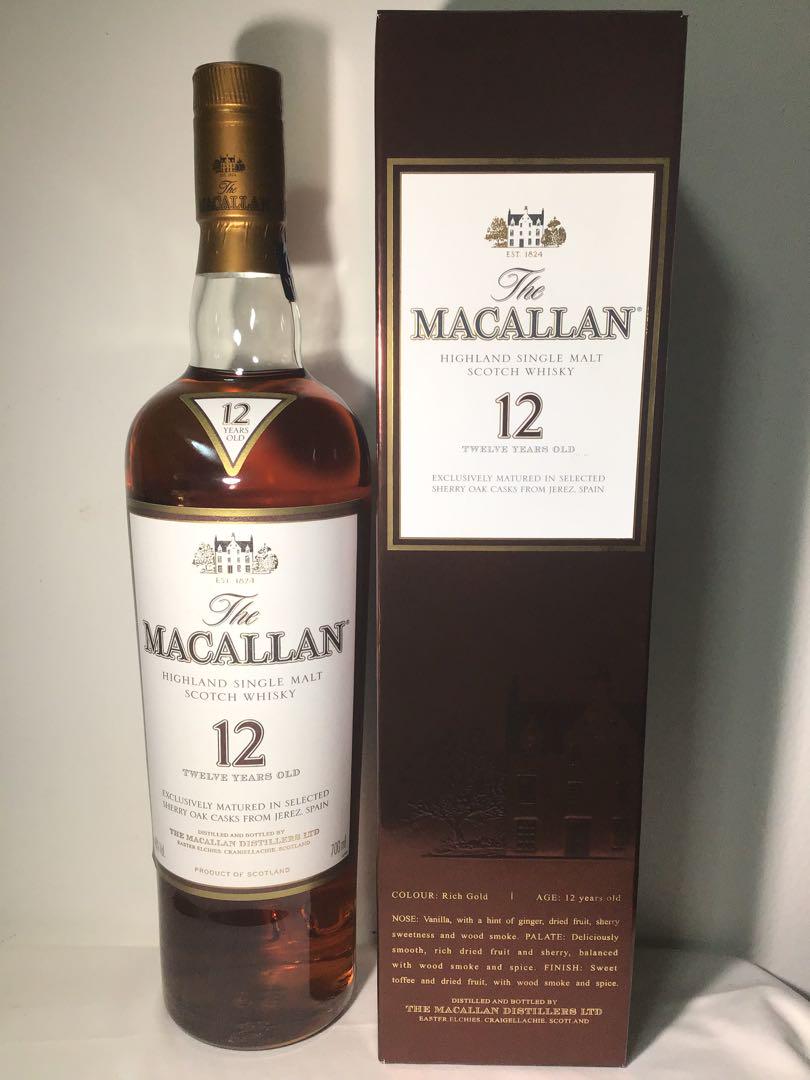 MACLLAN マッカラン12年 シェリーオーク　旧ラベル　ウイスキー