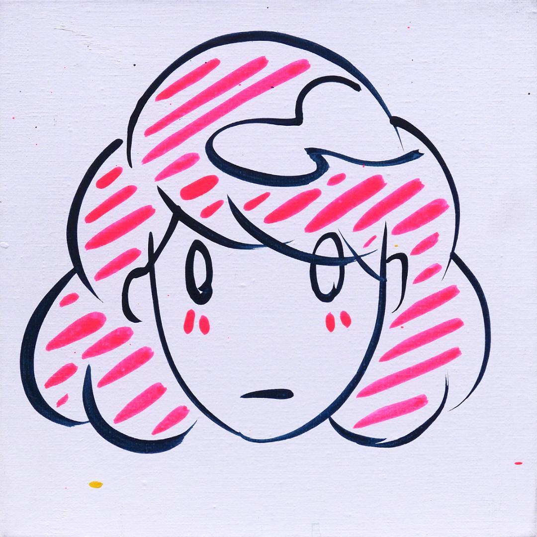 天野タケル girl アクリル3号 人物画 女性像 美人画 原画 絵画 真作保証 天野タケル girl アクリル3号 人物画 女性像 美人画 原画 絵画