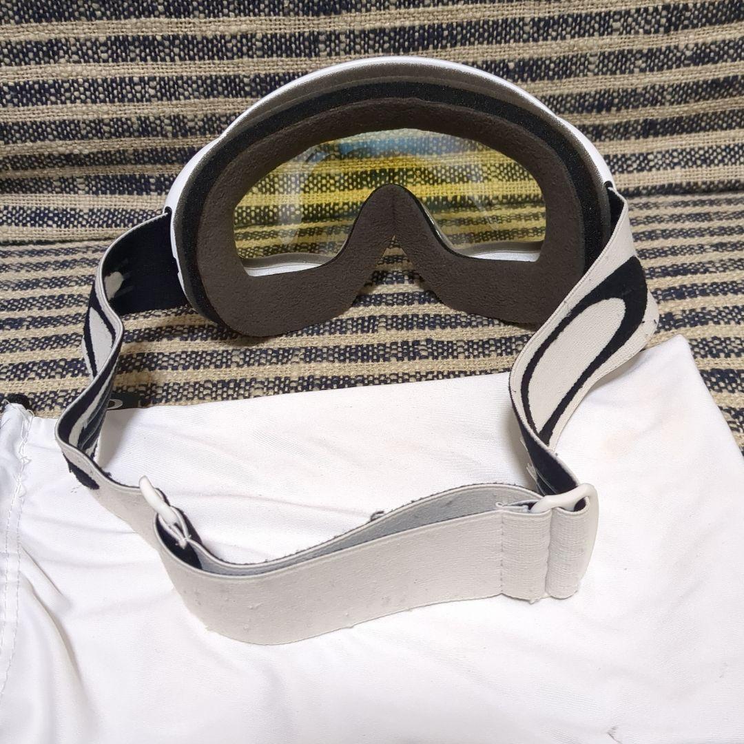 Oakley スキーゴーグル ホワイト イエロー