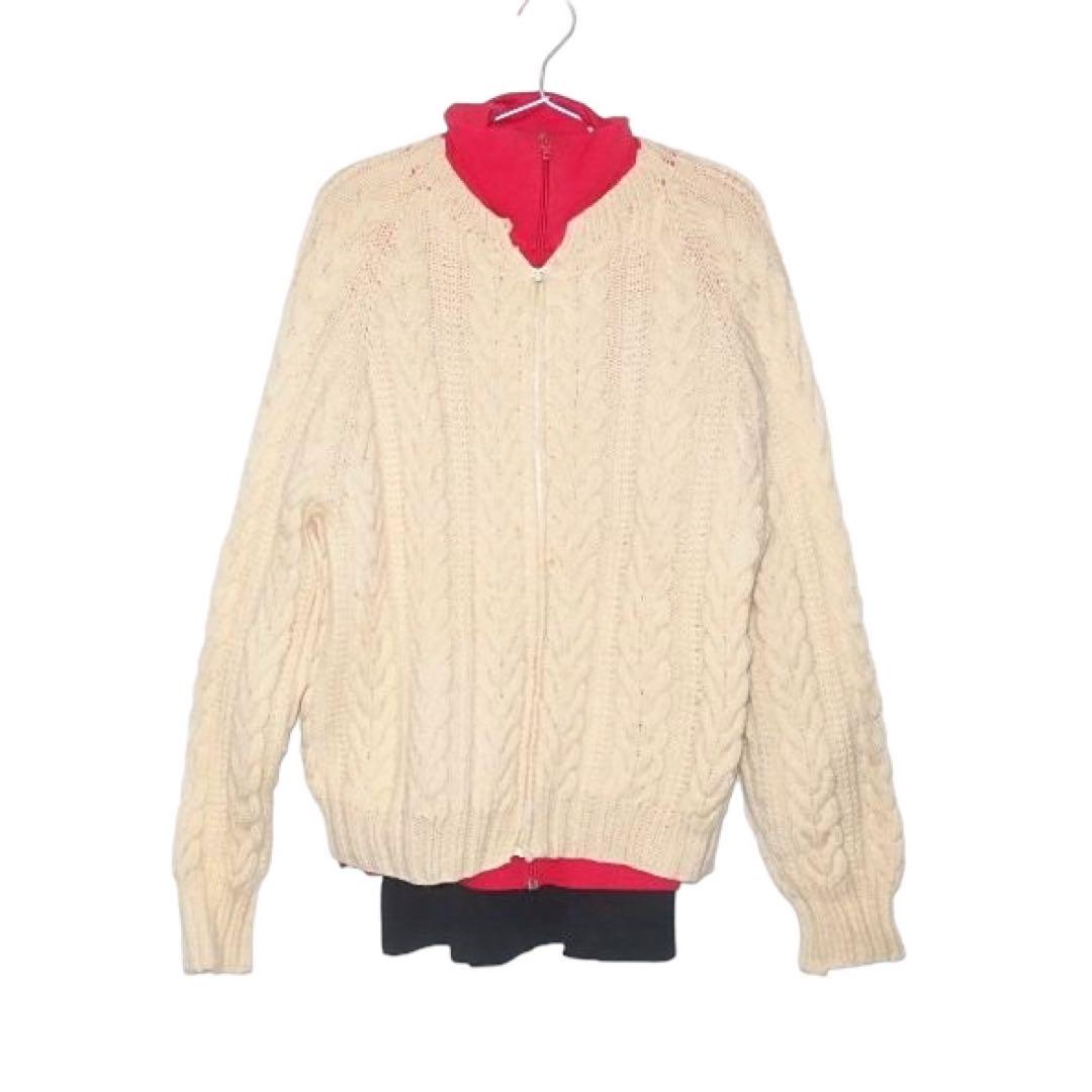 ▪️50’s【HAND KNIT】VINTAGE CARDIGAN