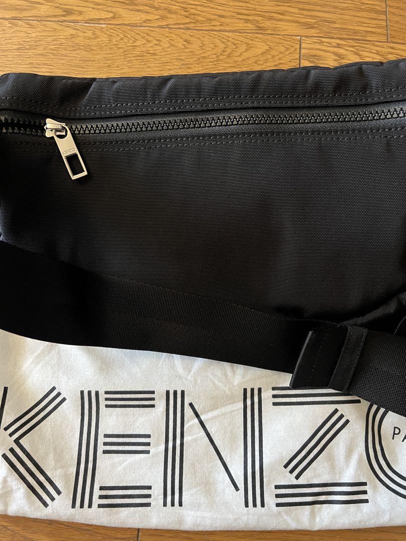 KENZO ブラック ボディバッグ 虎刺繍