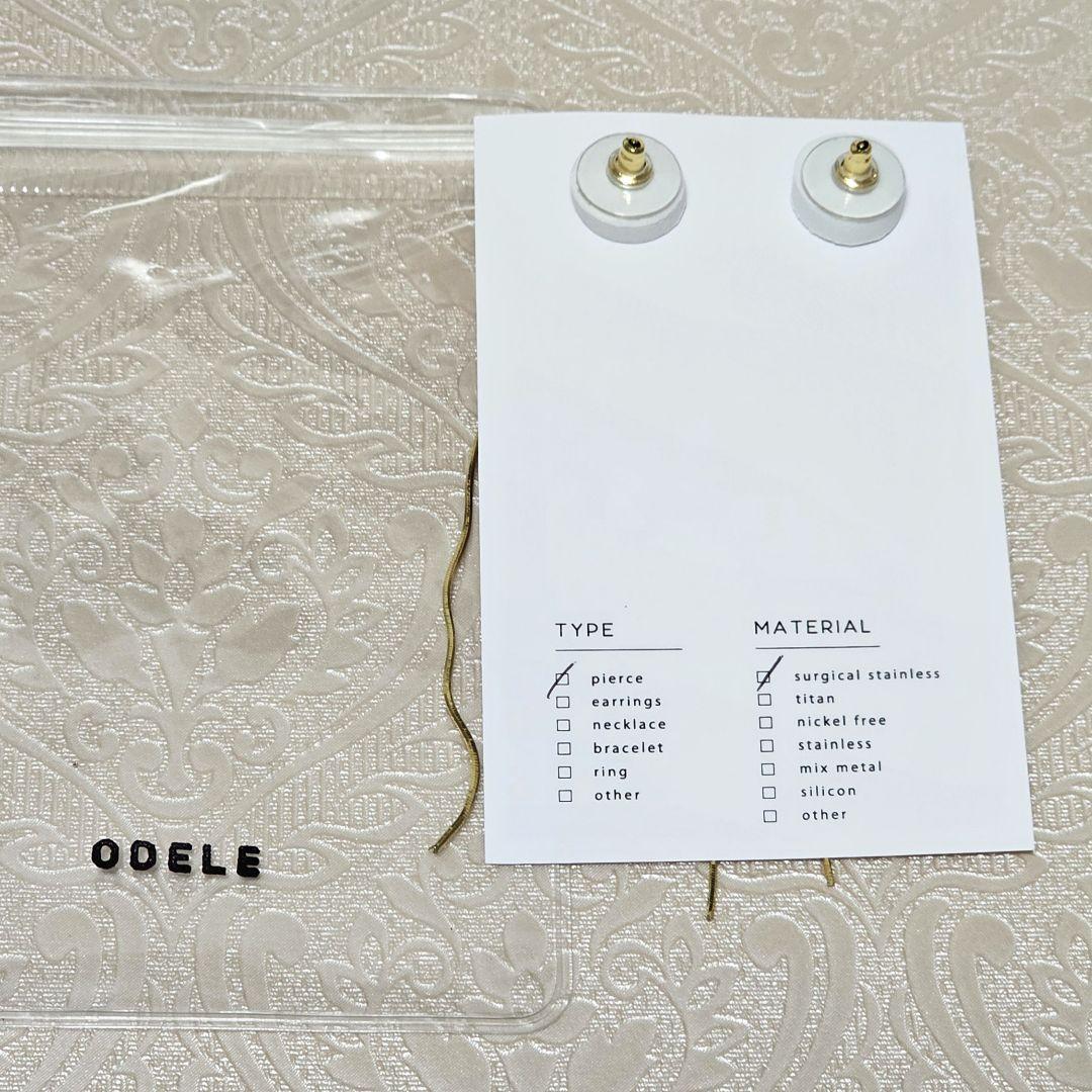 ODELE オドル　crumple クランプル 伊勢丹POPUP限定ゴールド