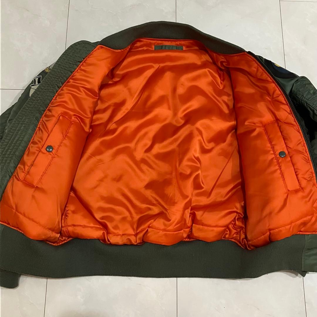 AVIREX アヴィレックス MA-1 トップガン ワッペン 長渕剛 XL AVIREX アヴィレックス MA-1 トップガン ワッペン 長渕剛 XL