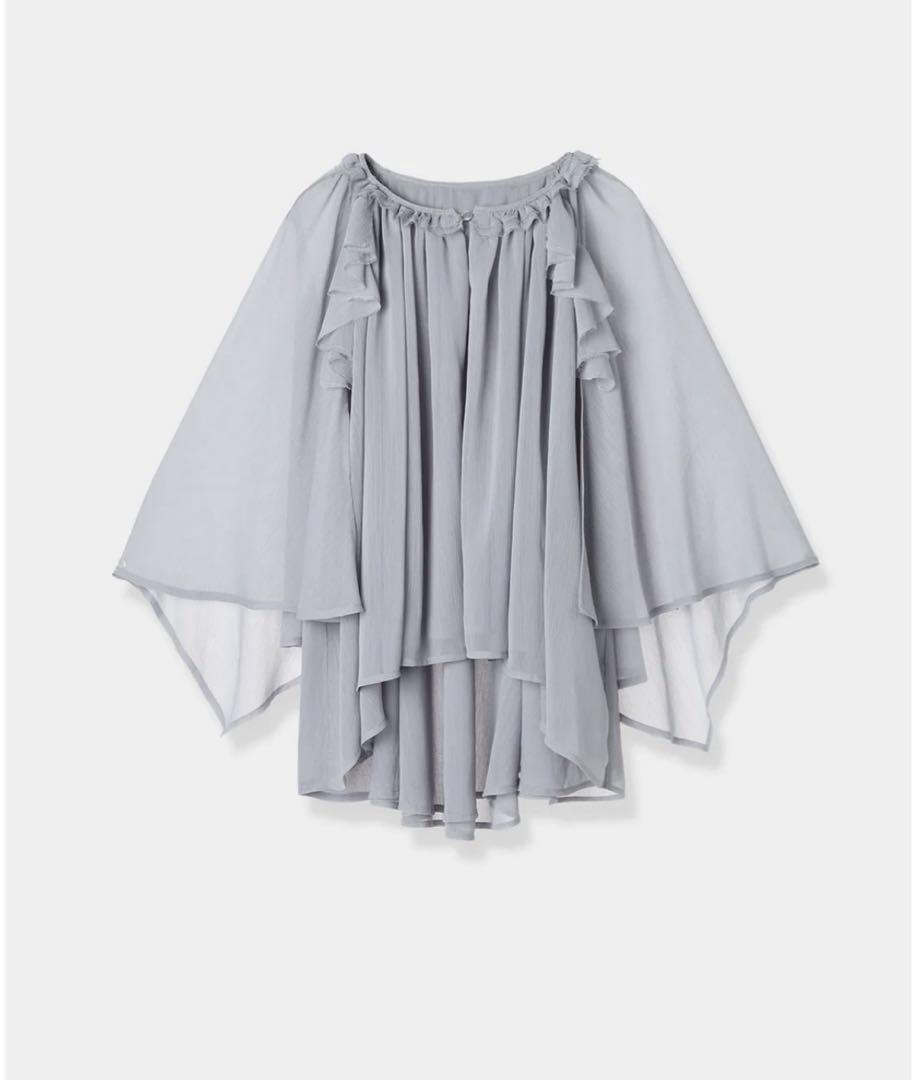 【新品未使用】laubeblanc Ruffle chiffon Blouse