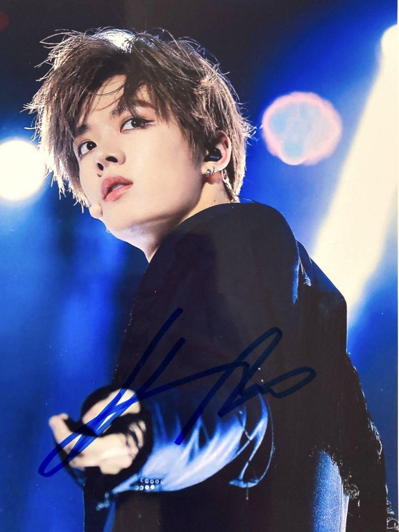 ユウタ直筆サイン入り2Lサイズ写真…中本悠太…NCT