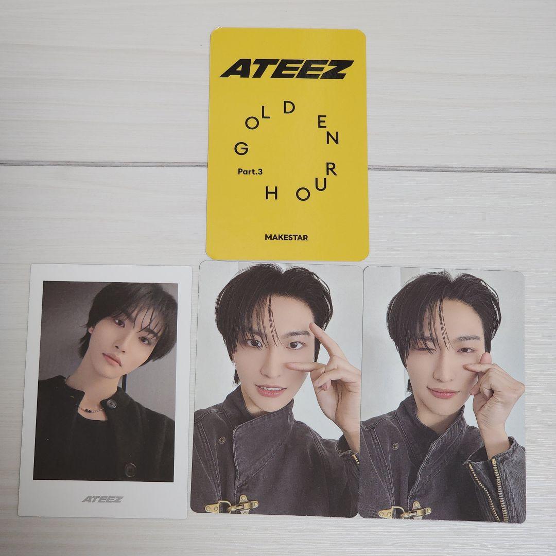 ソンファ makestar 特典 うさぎ トレカ ateez ATEEZ makestar ソンファ ユノ うさぎ トレカ