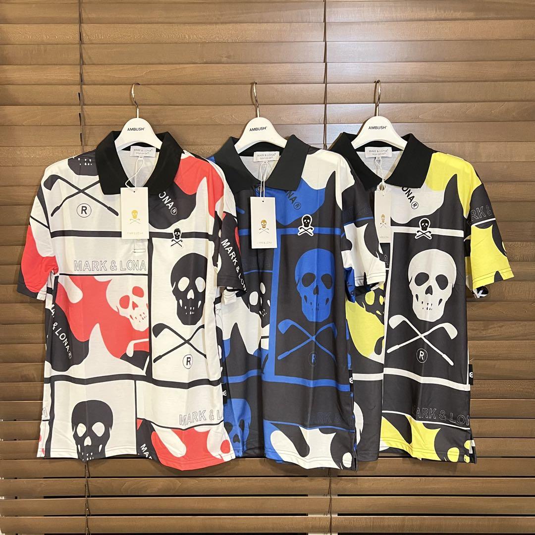 MARK&LONA マークアンドロナ メンズ ゴルフ ポロシャツ 黄L