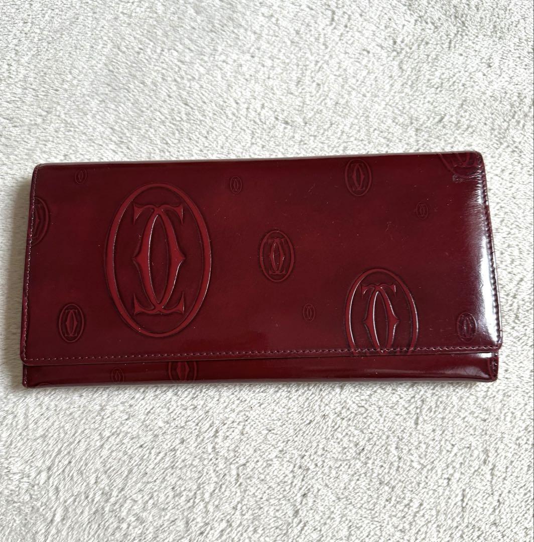 カルティエ　ハッピーバースデー　長財布　中古