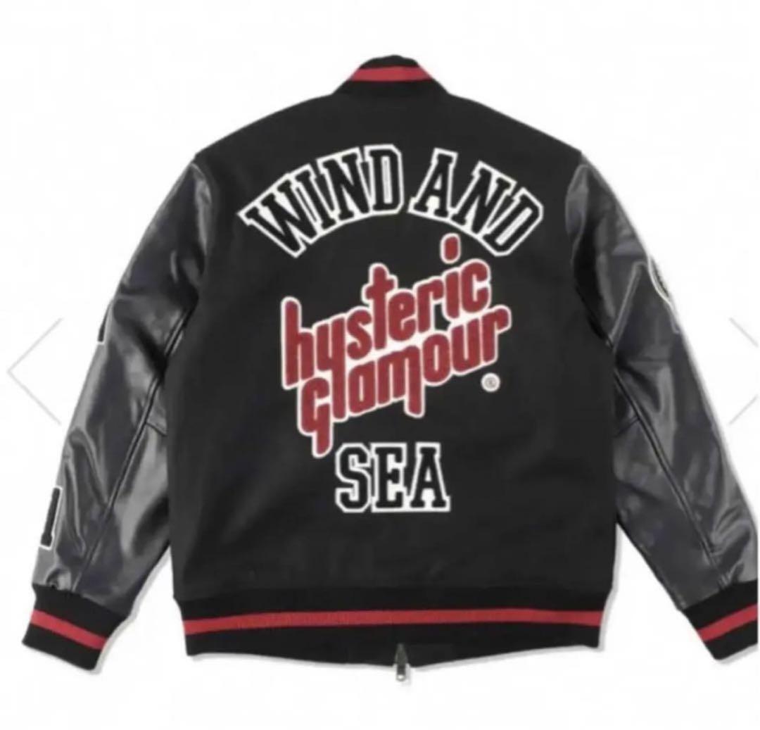 ヒステリックグラマー　WIND AND SEA コラボ　スタジャン　Mサイズ WIND AND SEA×ヒステリックグラマー コラボスタジャン サイズM