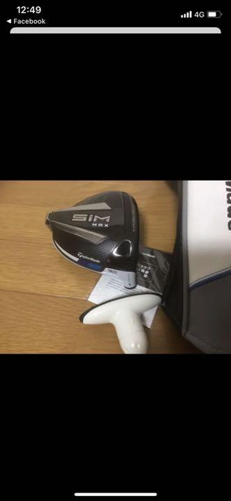 42%割引オリジナル テーラーメイド SIM MAXドライバーヘッド 9 100%品質保証 SIM ドライバー 9.0度 ディアマナBF60S テーラーメイド クラブ