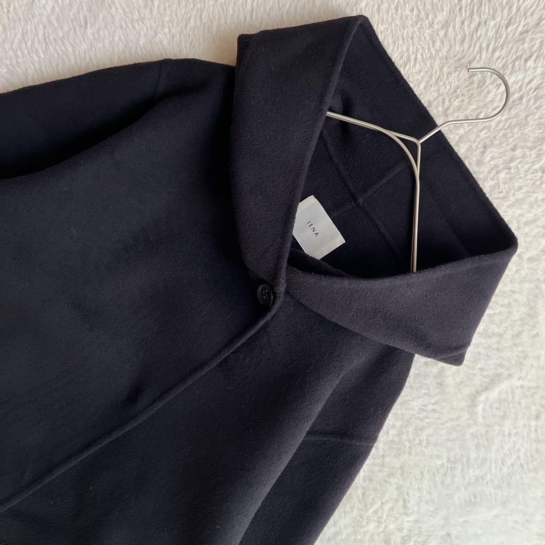 美品✨イエナ IENA スーパー160 ダブルフェイスフードコート ネイビー 美品✨イエナ IENA スーパー160 ダブルフェイスフードコート ネイビー