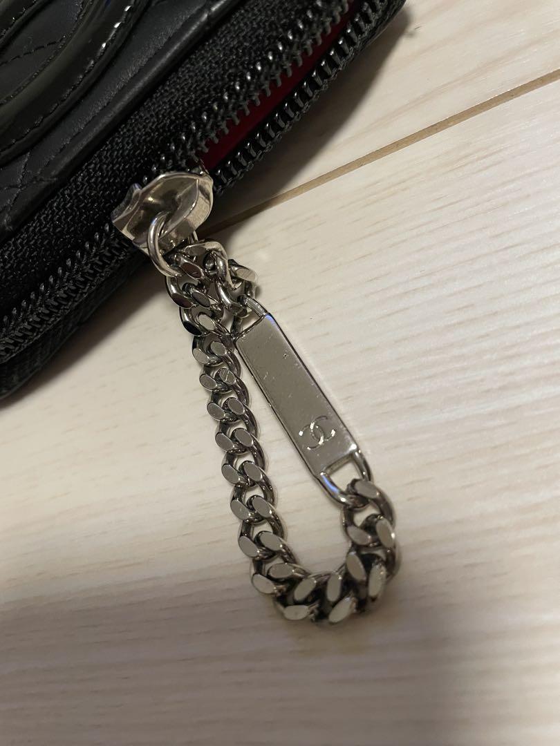 CHANEL ブラック キルティング長財布