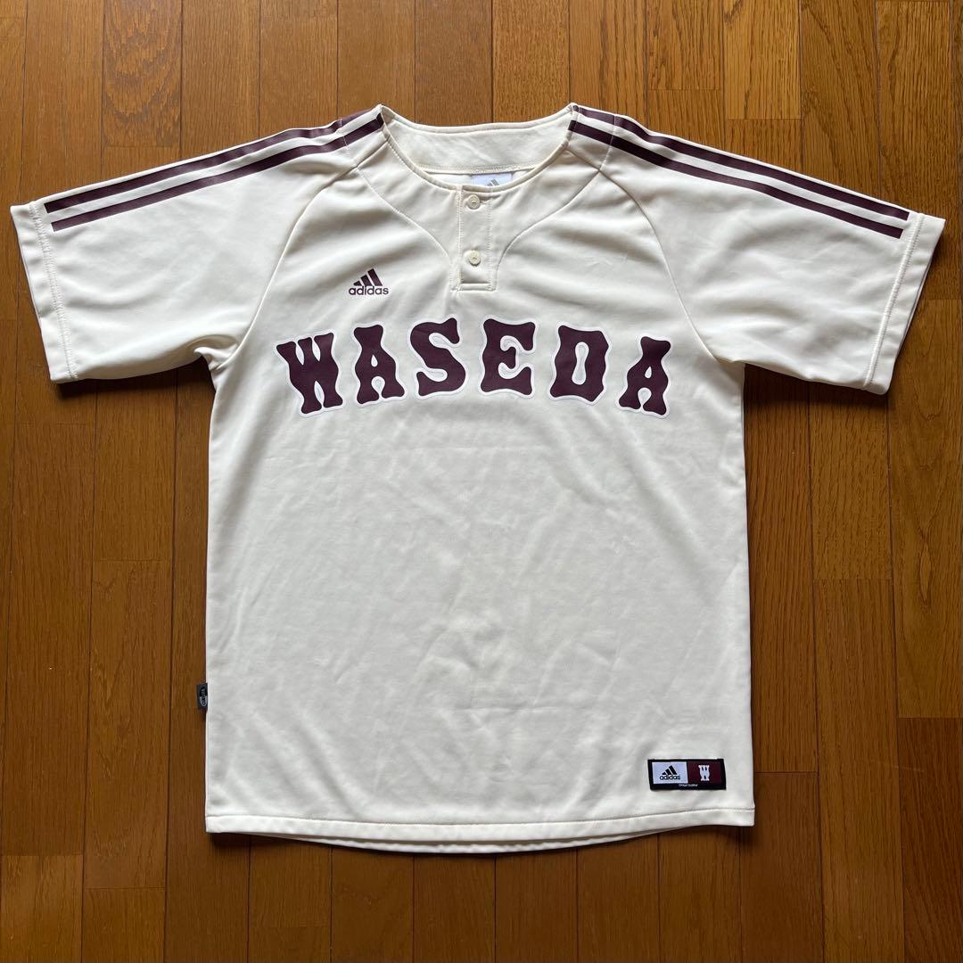 adidas アディダス 早稲田大学 野球部 応援用 レプリカ ユニフォーム S