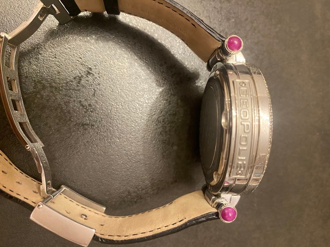 ジオモナコ ジオポリス ワールドタイム デイト ダイヤベゼル 自動巻き ジオモナコ ジオポリス ワールドタイム デイト ダイヤベゼル 自動巻き