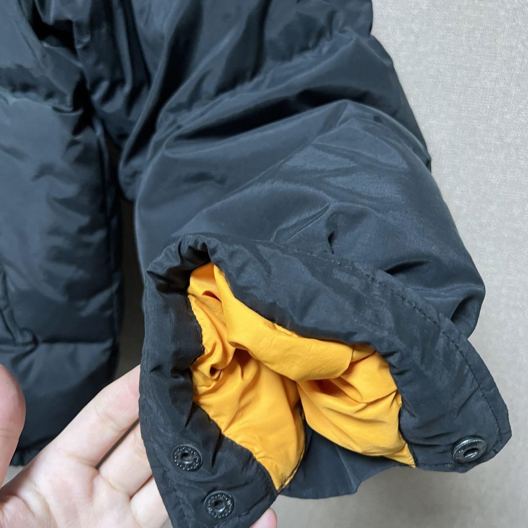 ジャケット・アウター supreme leather collar puffy jacket M