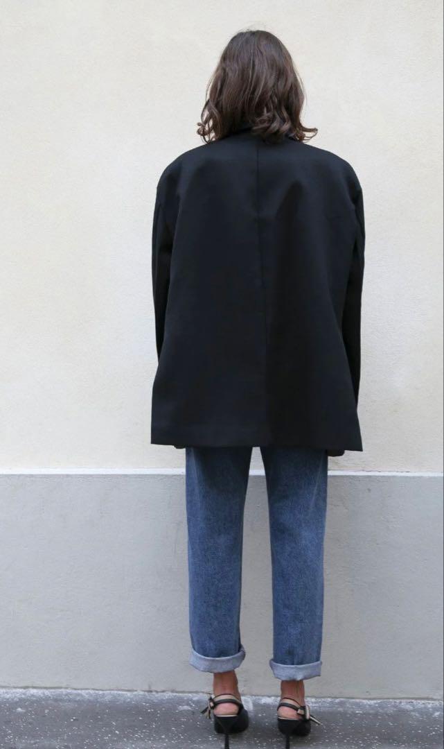 The Frankie Shop オーバーサイズジャケット BLACK