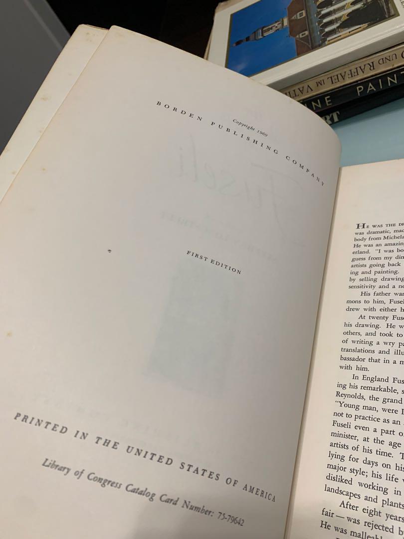 希少　FIRST EDITION the drawings of Fuseli