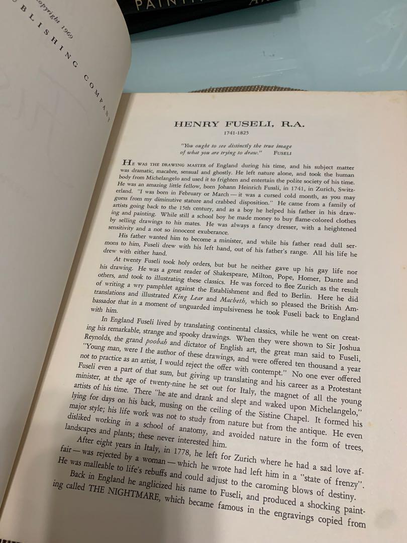 希少　FIRST EDITION the drawings of Fuseli
