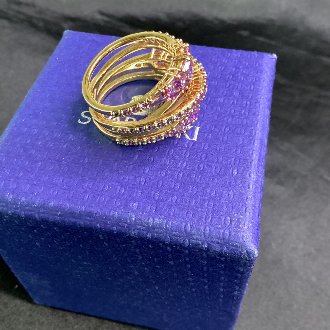 [Swarovski ]カラフル リング 13号