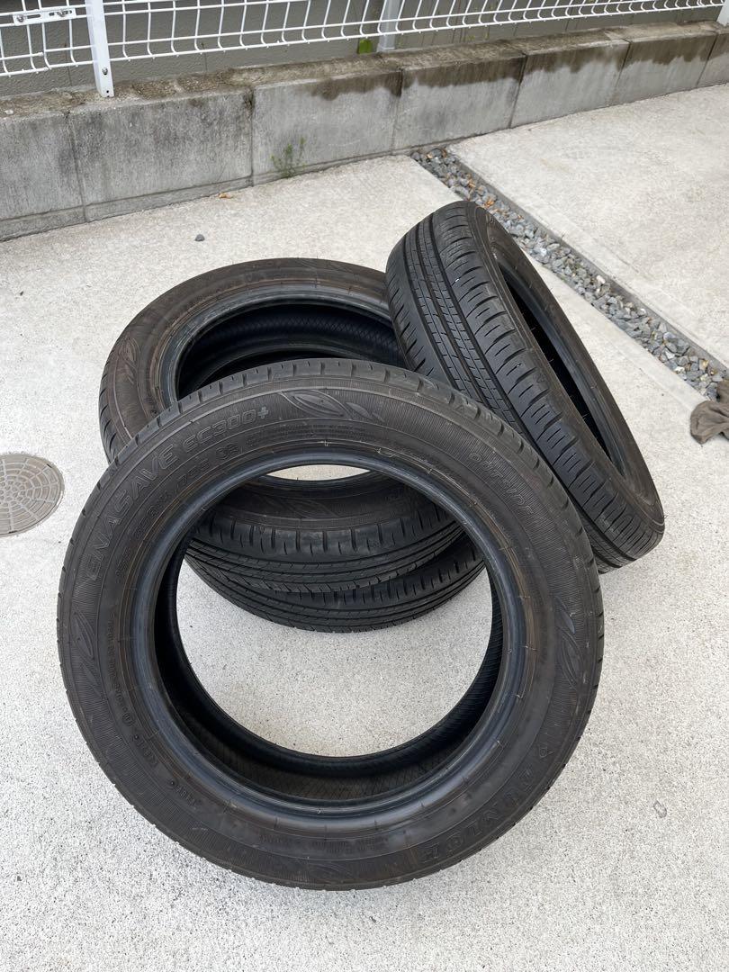 送料込み155/65r14ダンロップ　エナセーブ21年製造4本セットバリ山