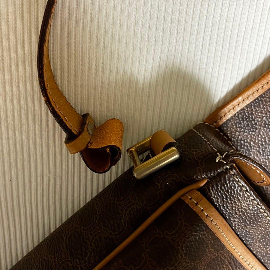 CELINE マカダム柄 ミニ ショルダーバッグ CELINE マカダム柄 ミニ ショルダーバッグ